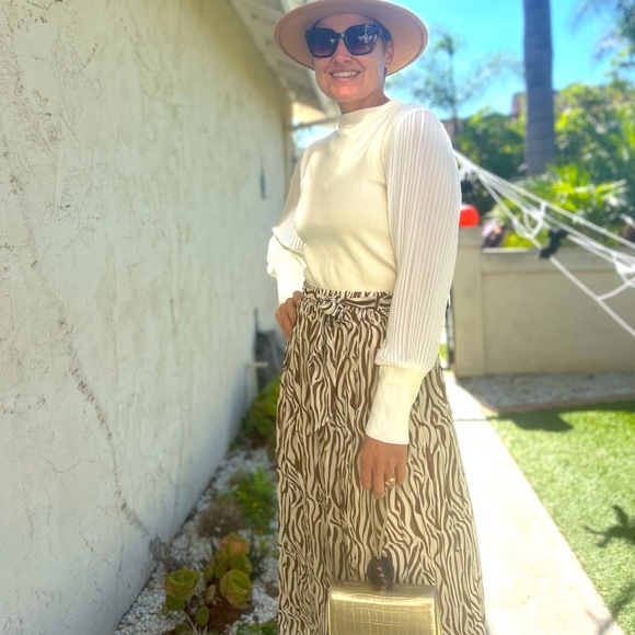 SALE 💥 Joie Animal Print Midi Maxi Skirt - Picture 5 of 9